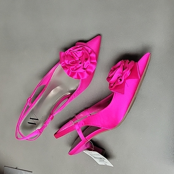 Worthington Womens Rosie Pointed Toe Kitten Heel Pumps - Picture 7 of 7